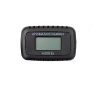 Genérico Arsenic Cargador Balanceador Neon-E3, Li-Po y Li-Ion 2S-3S, Pantalla LCD, Polímero, Negro-Naranja, 66x42x21 mm, Entrada USB