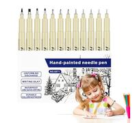 Genérico Art Drawing Pens - 0,23 - 3,0 mm Brush Tip | Pen | Ergonomic Waterproof Archival Ink Sketching Pens Multi Size Art Supplies For Ilustration Craft Writing Design Use