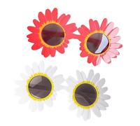 Genérico Art the Clown Sunflower Glasses for Terrifier Costume, Sunflower Daisy Glasses, Adult Halloween Role Play, Multicolor (2pcs-Q)