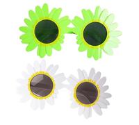 Genérico Art the Clown Sunflower Glasses for Terrifier Costume, Sunflower Daisy Glasses, Adult Halloween Role Play, Multicolor (2pcs-J)