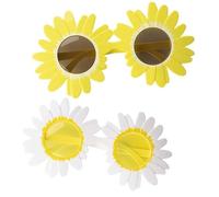 Genérico Art the Clown Sunflower Glasses for Terrifier Costume, Sunflower Daisy Glasses, Adult Halloween Role Play, Multicolor (2pcs-E)