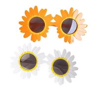 Genérico Art the Clown Sunflower Glasses for Terrifier Costume, Sunflower Daisy Glasses, Adult Halloween Role Play, Multicolor (2pcs-O)