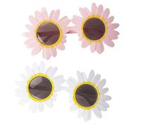 Genérico Art the Clown Sunflower Glasses for Terrifier Costume, Sunflower Daisy Glasses, Adult Halloween Role Play, Multicolor (2pcs-L)
