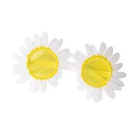 Genérico Art the Clown Sunflower Glasses for Terrifier Costume, Sunflower Daisy Glasses, Adult Halloween Role Play, Multicolor (White (with yellow lenses))