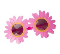 Genérico Art the Clown Sunflower Glasses for Terrifier Costume, Sunflower Daisy Glasses, Adult Halloween Role Play, Multicolor (Dark Pink)