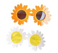 Genérico Art the Clown Sunflower Glasses for Terrifier Costume, Sunflower Daisy Glasses, Adult Halloween Role Play, Multicolor (2pcs-D)