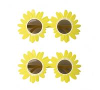 Genérico Art the Clown Sunflower Glasses - Terrifier Costume Accessories, Adult Halloween Cosplay Funny Clown Sunglasses (Yellow *2)