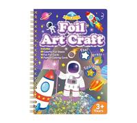Genérico Arte Con Foil, Juego Creativo Infantil Despegar y Pegar Láminas, Juegos De Arte En Papel Para Familias Niños Niñas Adolescentes, Regalos Para Niñas Niños Adolescentes Familia