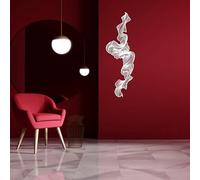 Genérico Arte de Pared de Metal Abstracto, Arte de Pared Minimalista Moderno, decoración de Metal de Lujo Irregular, Escultura Moderna para Sala de Estar, Dormitorio, Pasillo y escaleras, Decor