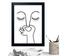 Genérico Arte De Pared Gracioso Para Baño | Póster Moderno De Mal Olor 30x40 cm | Decoración Para Baño Y Cartel Para Inodoro,Para Casa Oficina Apartamento Hotel Restaurante