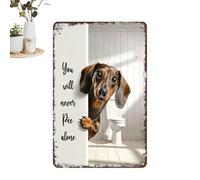 Genérico Arte De Pared Para - High-performance Baño Divertido Y Humorístico, Compact, Modern, Póster Hierro 20x30 Cm, Hogar Sala Estar Dormitorio Apartamento | Multipurpose Outdoor Indoor Utility