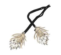 Genérico Artefacto de pelo de sartén pelo falso lazos para el cabello donut de moño de pelo neto poli horquillas para el cabello en espiral fabricante de bollos para el cabello aleación