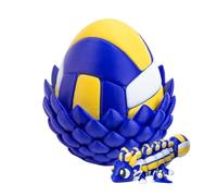 Genérico Articulated Dragon Desk Ornament - 3D Printed Mythical Creature, Egg Display with Flexibility, Fidget Toy Design, Collectible Figure, Desk Companion for Providing Interactive Stress Relief