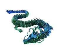 Genérico Articulated Dragon Toy - 3D Figurine, Dynamic Model for Creative Display, Printed Sculpture with Flexible Poses, Fantasy Decor, Dragon Ornament for Office Desk and Fish Tank