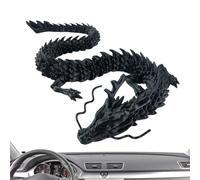 Genérico Articulated Dragon Toy - 3D Figurine, Dynamic Model for Creative Display, Printed Sculpture with Flexible Poses, Fantasy Decor, Dragon Ornament for Office Desk and Fish Tank