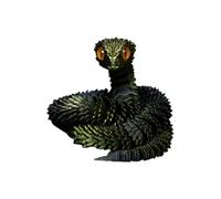 Genérico Articulated Snake Model - 3D Animal Ornaments, Flexible Joints Desk Toy Decor For Bedroom Children Room Shelf | Printed Movable Reptile Figurine Sensory Fidget Sculpture