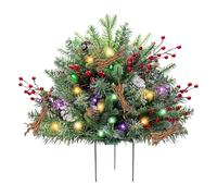 Genérico artificial de Navidad - árbol de Navidad con trípode | Decoraciones para jardineras exteriores, apartamento, oficina, escuela, dormitorio, cementerio | ornamento festivo invierno