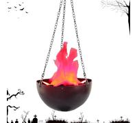 Genérico Artificial Flame Light Decor, Led Flickering Fire, Fake Fire Party Decoration Lamp, Halloween Ambient Lighting, Indoor Outdoor Garden Balcony Bedroom Camping Party 7.87x16.14in