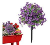 Genérico Artificial Flower Decor, No Fade Faux Plant Set, UV Resistant 35cm Bloom Bundle, Silk Polyester Outdoor Build, Garden Patio Porch Cemetery Wedding Display Accent 15.75x15.75x23.62 Inches
