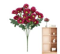 Genérico Artificial Flowers Outdoor, Fake Waterproof Plants, Weatherproof Decorative Garden Flowers for Porch Patio Window Box Planter Vase Yard Walkway out Door Landscape Arrangement, 28g