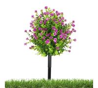 Genérico Artificial Flowers Outdoors - Realistic UV Resistant Decoration - Fake Outdoor Flowers | For Garden Spring Porch Yard Home Summer Front Landscaping Patio Cemetery Door