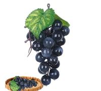 Genérico Artificial Grape Bunch, Realistic Fruit Ornament, Decorative Table Accent with Realistic Texture, Photography Prop Food Set, Faux Fruit with Rustic Theme, Decor Accent for Reception