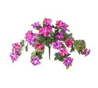 Genérico Artificial Morning Glory Flowers | PP+PU+Polyester, 140g, 65x40cm | Faux Petunia Plant For Outdoor Hanging | Realistic Silk Flowers For Balcony Garden Decor