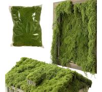 Genérico Artificial Moss | 300g Garden Decor | Fake Green Moss | For Outdoor Home Wall Vase Terrarium Planter Succulents Fall Winter Wedding Party Holiday