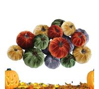 Genérico Artificial Pumpkin, Fall Decor, Thanksgiving Centerpiece, Rustic Autumn Display Props, Decorative Harvest Basket Fillers for Farmhouse Table Home Party Photography Halloween Use