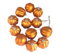 Genérico Artificial Pumpkins | Small Matte Finish Decorative Pumpkin Set | Electroplated Faux Pumpkin Ornaments | Halloween Fall Harvest Home Decor | Lightweight Simulation Props For Porch