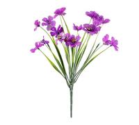 Genérico Artificial Violets - Faux Silk Garden Plants, UV Resistant Simulation Flowers with Realistic Petals, Vivid Potted Floral Arrangement, Spring Summer Decor for Porch Patio Yard Wedding