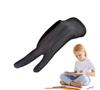 Genérico Artist Glove - 2 piezas Reduces Friction Right Left Hand Accessories | Two-Finger Graphic Tablet Drawing Glove For Painting Crafting Paper Sketching Beginners Students