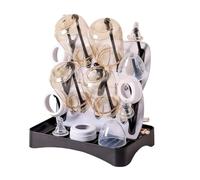 Genérico Asciugabiberon per Bottiglie - 17x30 cm Organizer con 16 Ganci - Asciugatore da Banco per Biberon - per Tettarelle Spazzole Pompette Viaggi Asilo Casa Cucina