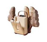 Genérico Asciugatore Per Scarponi Da Sci - Asciugatore Con 6 Porte Di Asciugatura,Scaldastivali Elettrico Pieghevole Timer,per Amanti Outdoor Escursionisti Scarpe Sneaker Guanti Interni