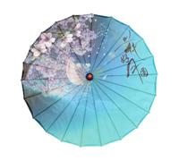 Genérico Asian Umbrella - Elegant Classical Chinese Silk Decorative