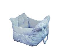 Genérico Asiento De Coche For Perros con Cama Antideslizante For Pequeños, Viaje Lavable(DuoRoller and Cover,Small)