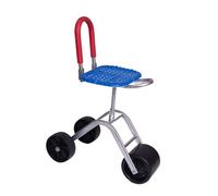 Genérico Asiento De Trabajo Rodante For Jardín De Césped Al Aire Libre,Taburete De Jardinería Rodante con Asiento Giratorio Ajustable De 360°,para Desmalezar Y Plantar(Color3)