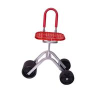 Genérico Asiento De Trabajo Rodante For Jardín De Césped Al Aire Libre,Taburete De Jardinería Rodante con Asiento Giratorio Ajustable De 360°,para Desmalezar Y Plantar(Color2)