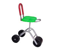 Genérico Asiento De Trabajo Rodante For Jardín De Césped Al Aire Libre,Taburete De Jardinería Rodante con Asiento Giratorio Ajustable De 360°,para Desmalezar Y Plantar(Color1)