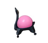Genérico Asiento Ergonómico De Pelota De Yoga, Silla De Pelota De Equilibrio con Rueda De Freno, Ideal For Estudios, Oficinas, Trabajadores Y Profesores(Color 1)