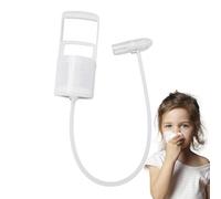 Genérico Aspirador Nasal Manual | Aspirador Nasal De Vacío De Presión Negativa | Hecho De Silicona, Soft, No Tóxico, Potente Succión, Diseño Antirreflujo. Adecuado para Niños Y Adultos, 18x8x8cm