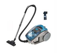 Genérico Aspiradora Cilíndrica Sin Bolsa, Potente Succión De 2500 W, Depósito De Polvo Grande De 1,5 L, Adecuada para Pisos De Madera Y Pelo De Mascotas, Bobinado Automático Y Bajo Nivel De Ruido