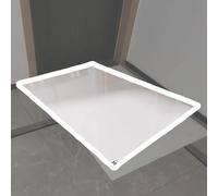 Genérico atrapa Polvo casa 30 Capas por Estera Tapete Adhesivo 60 90 115 CM de Longitud/Alfombrilla pegajoso desechable para Piso, despegar y Pegar/Almohadillas(White 300 Sheets,W 45 CM L 90 CM)