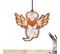 Genérico Atrapaluz Conmemorativo para Duelo por Mascota,Arte Conmemorativo Creador De Arcoíris - Decoración con Atrapaluz,para Dormitorio Tienda Ventana Patio Exterior Árbol