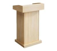 Genérico Atril de Madera Grande con Amplia Superficie de Lectura: Ideal para presentaciones y discursos en Iglesias, oficinas, aulas y restaurantes.