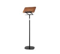 Genérico Atril De Pie For Libros, 2 En 1, Doble Uso, Base Giratoria De 360°, Altura Ajustable, For Tabletas, Portátiles, Recetas Y Libros De Texto.(Black,Adjustable 51-119cm)
