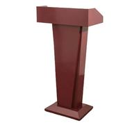 Genérico Atril Moderno de pie, púlpito portátil de Lujo para conferencias, Ideal para Iglesias y Profesores; Elegante Soporte de presentación Negro para Eventos y reuniones.