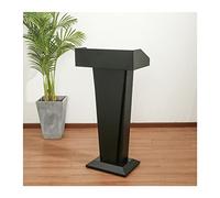 Genérico Atril móvil Ajustable, Atril portátil de 60x36cm para Iglesias, oficinas y Eventos, Mesa de oratoria Negra para conferencias, recitales y presentaciones, Altura Ajustable.