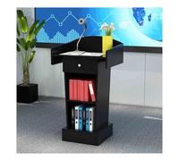 Genérico Atril Multifuncional de Madera: Atril versátil para Iglesias, aulas y Eventos. Elegante púlpito de Teca para presentaciones, recepción de Clientes y oratoria.