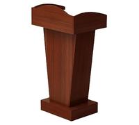 Genérico Atril portátil marrón para Iglesia con Espacio de Almacenamiento Maestros de Ceremonias, Clases y Eventos